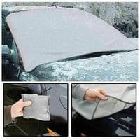 2 X MAGNETIC CAR WINDSCREEN COVER ICE FROST SHIELD SNOW PROTECTOR SUN SHADE VAN